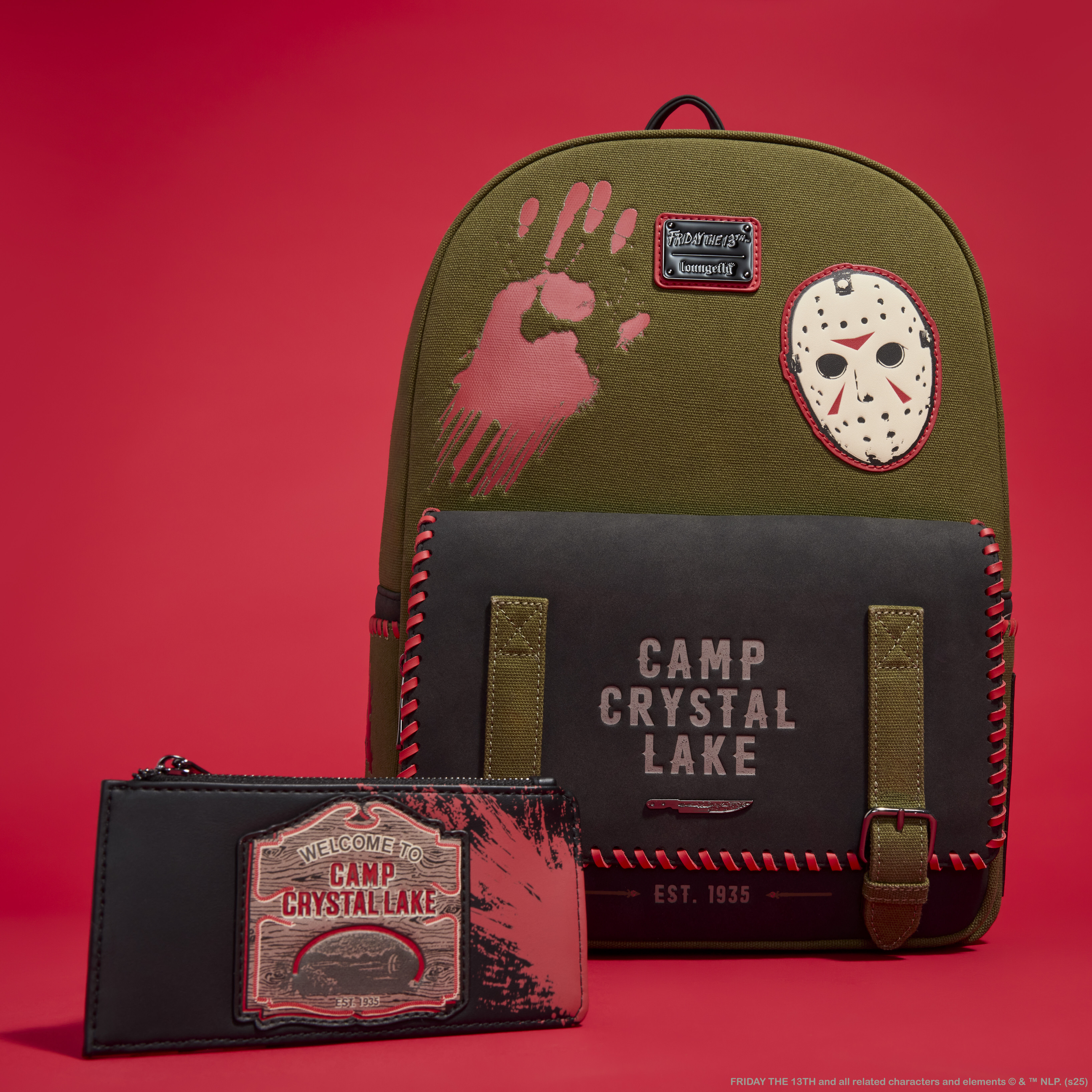 Friday the 13th Camp Crystal Lake Canvas Full-Size Backpack